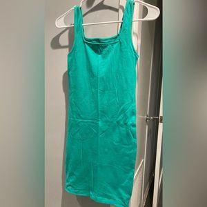 XS Teal Bodycon Dress NWT